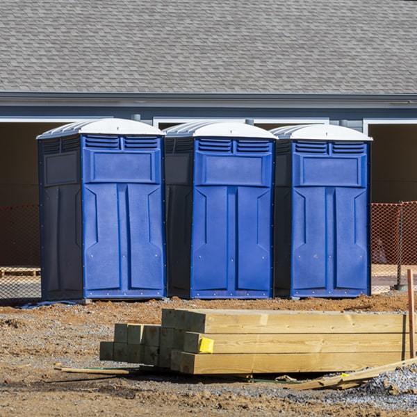 what is the expected delivery and pickup timeframe for the porta potties in De Soto Illinois